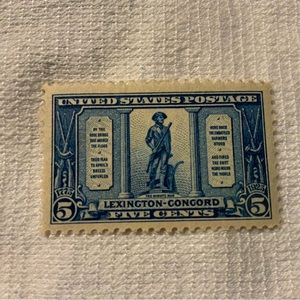 Lexington-Concord Sesquicentenary Minute Man Stamp